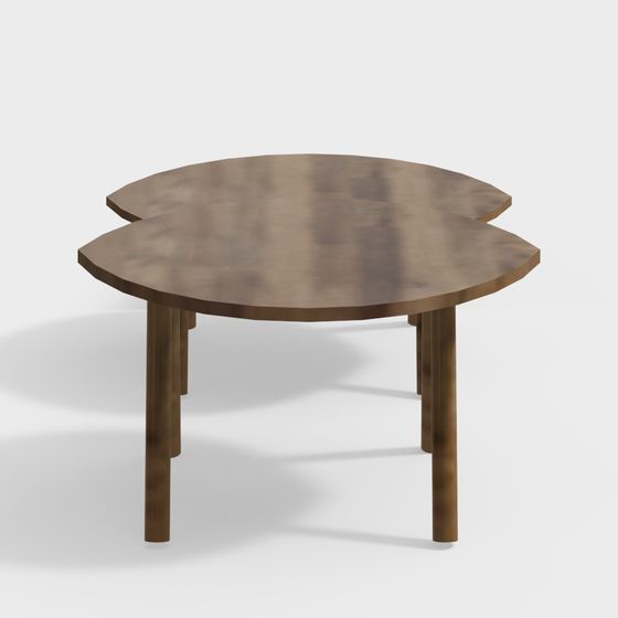 Petal Table 3D model for Modern Interiors