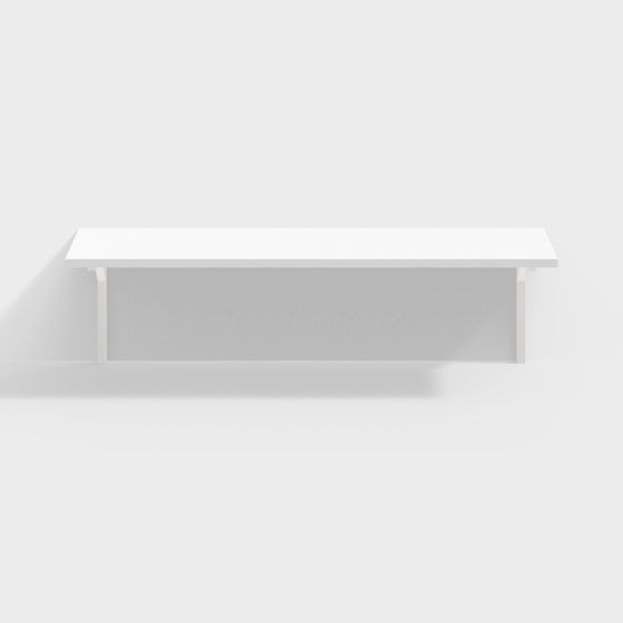 Modern Wood Color IKEA Shelf 3D Model