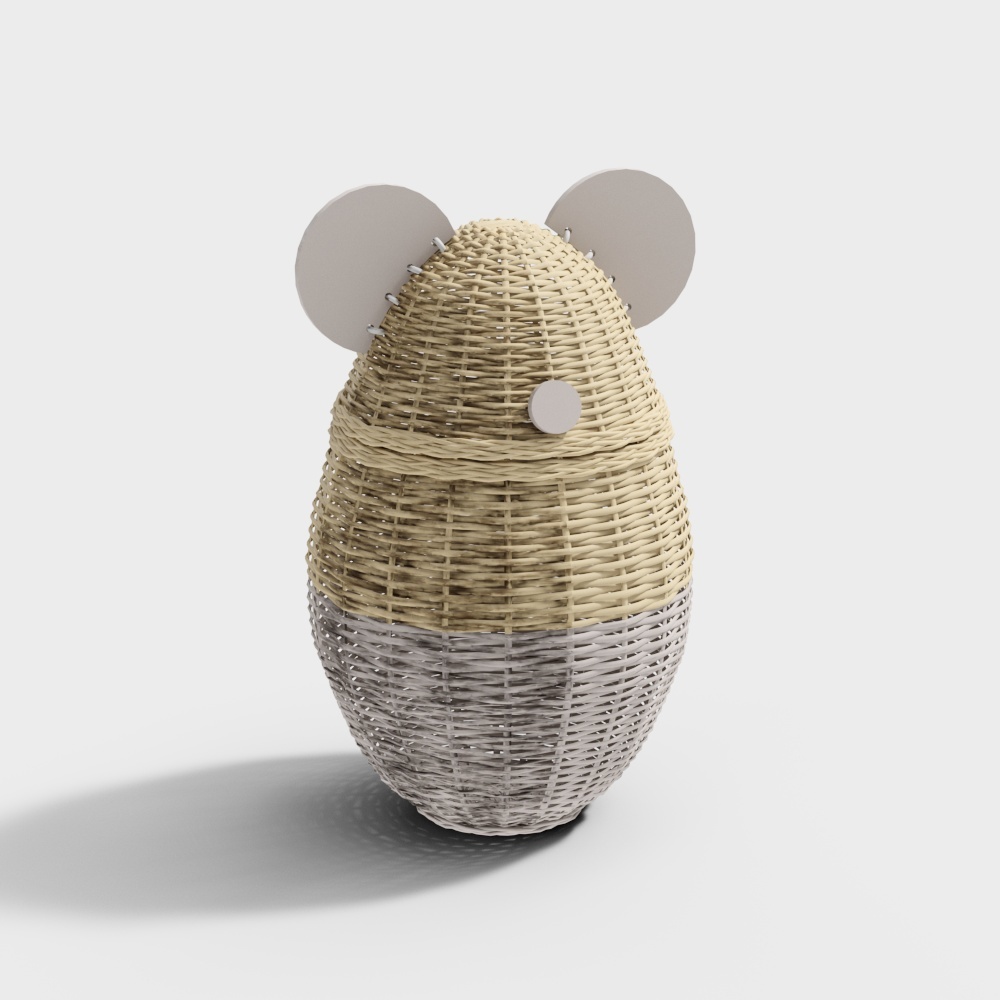 mouse wicker basket Bixitu &amp; Fustta