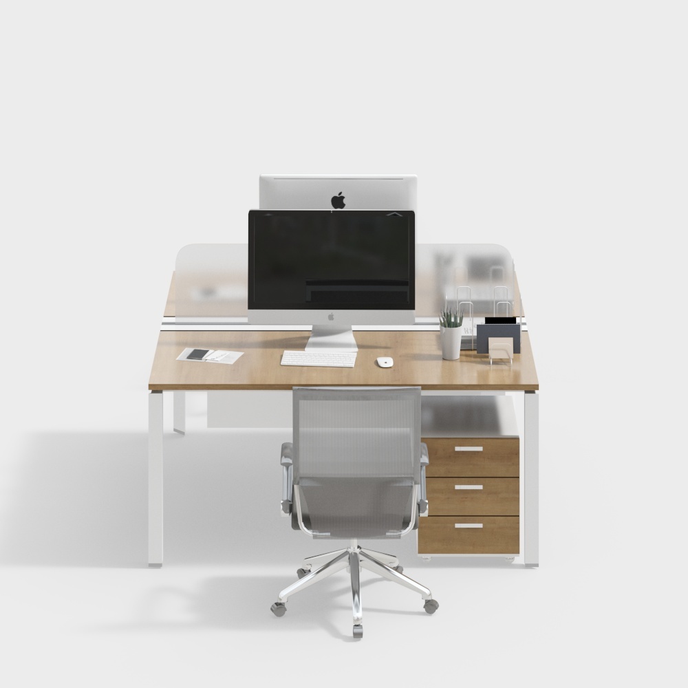 Modern office desk and chair combination