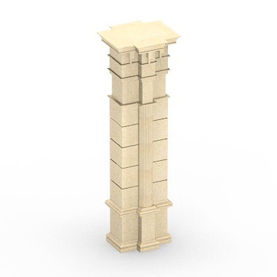Roman Column-13 3D Model