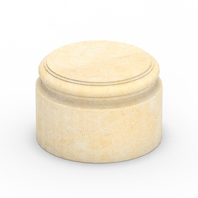 Round column base-05