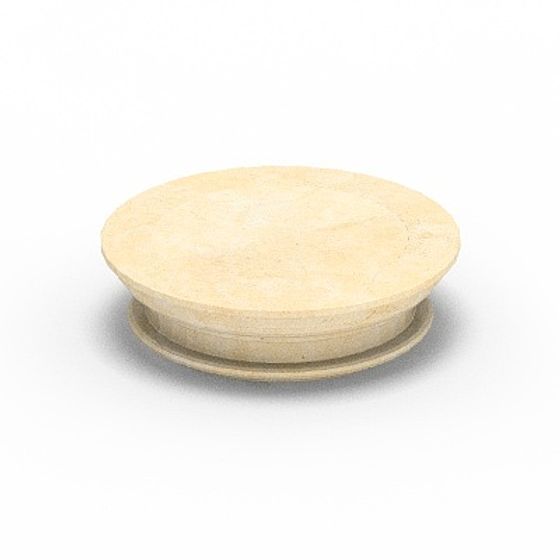 Gray Round Column Cap 3D Model for Architectural Details