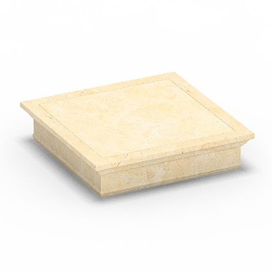 Brown Square Column Cap 3D Model