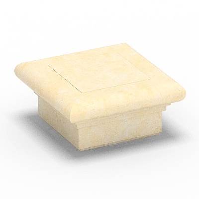 Square column cap-01
