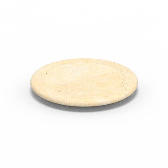 Gray Round Column Cap 3D Model - Decorative Touch