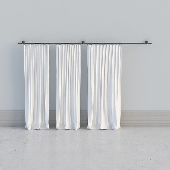 Industrial Style Curtain 3D model