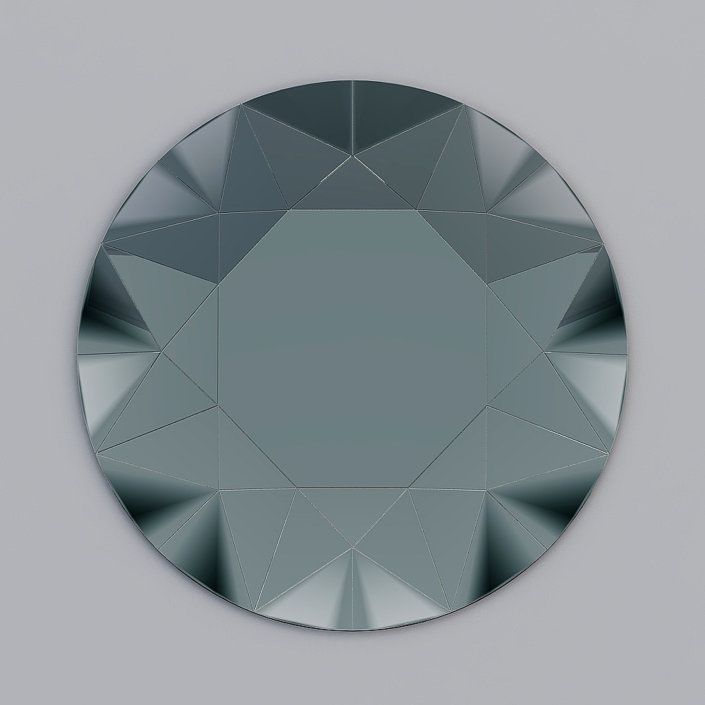 Unique Geometric Circular 3D Model