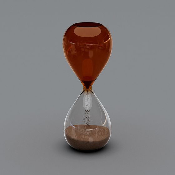 Elegant Hourglass 3D model - Capturing Time