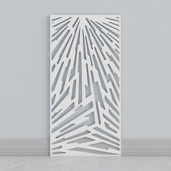 Geometric Light and Shadow Screen 3D model