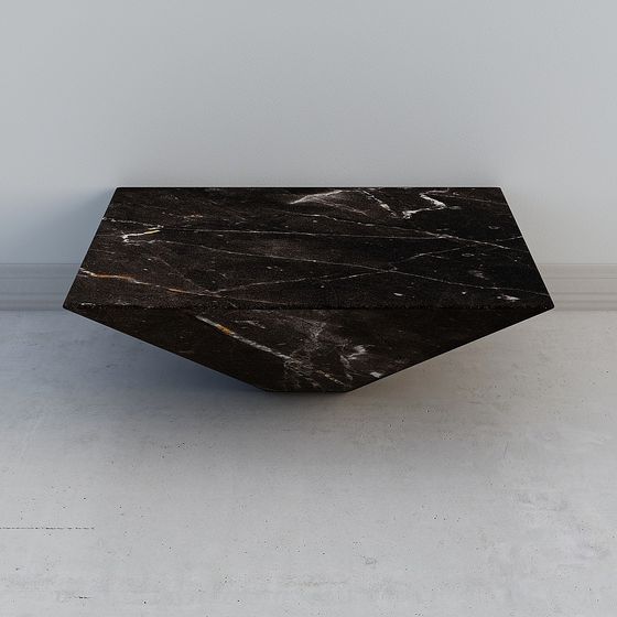 Geometric Marble Table 3D model