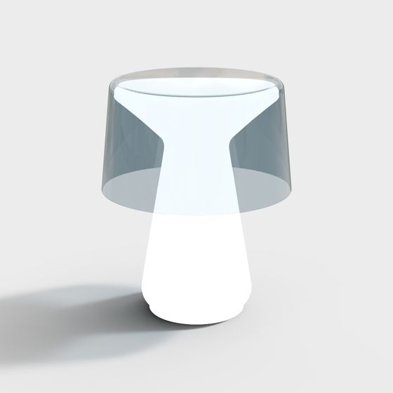 Sleek Glass Shade 3D model