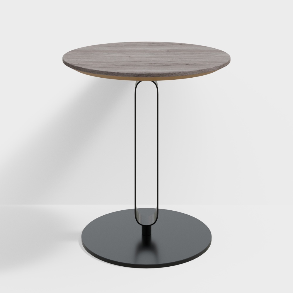 Low-Poly Round Table 3D model Design