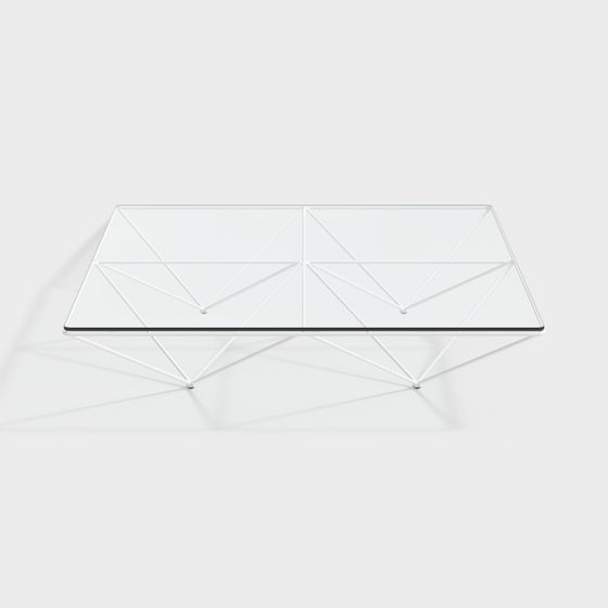 Geometric Lines Coffee Table 3D model