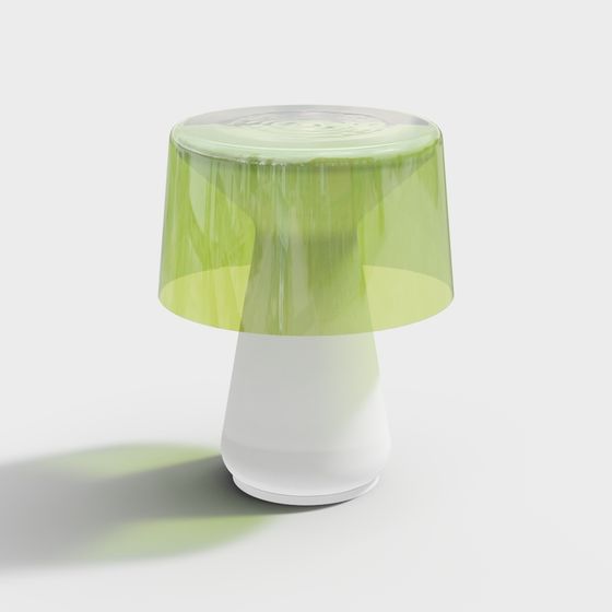Elegant Low-Poly Table Lamp 3D model