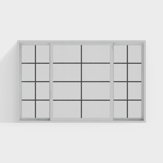 Stylish City Window 3D model for Creative Projects