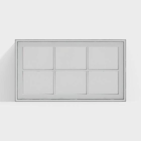 Classic Window Frame 3D model