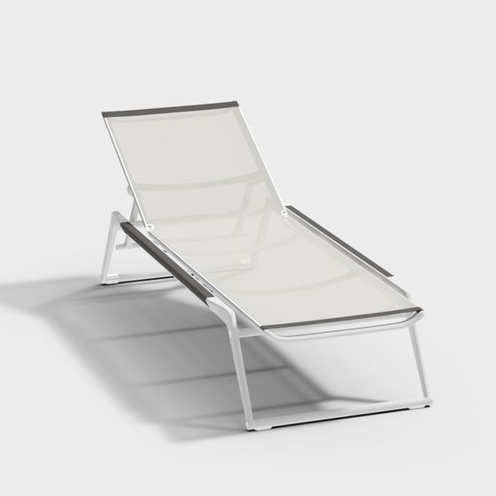 Modern Mediterranean Lounge Chair 3D model