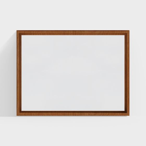 Stylish Wooden Frame 3D Model for Modern Design