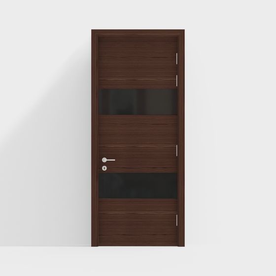 Modern Glass Door 3D model