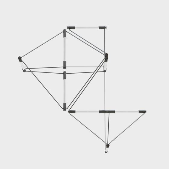 Structural Frame 3D model for Modern Design