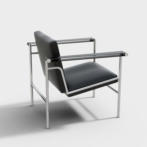 Elegant Minimalist Chair 3D model