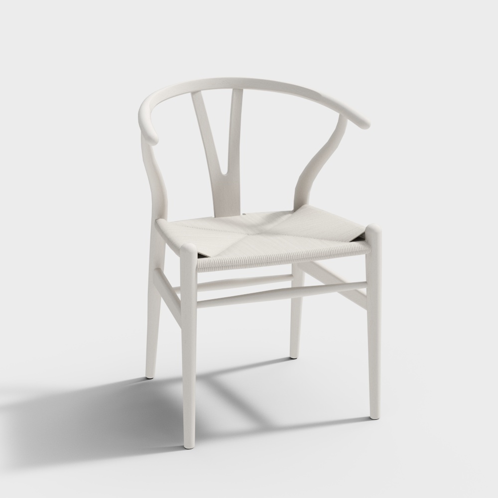 Elegant Scandinavian Chair 3D model