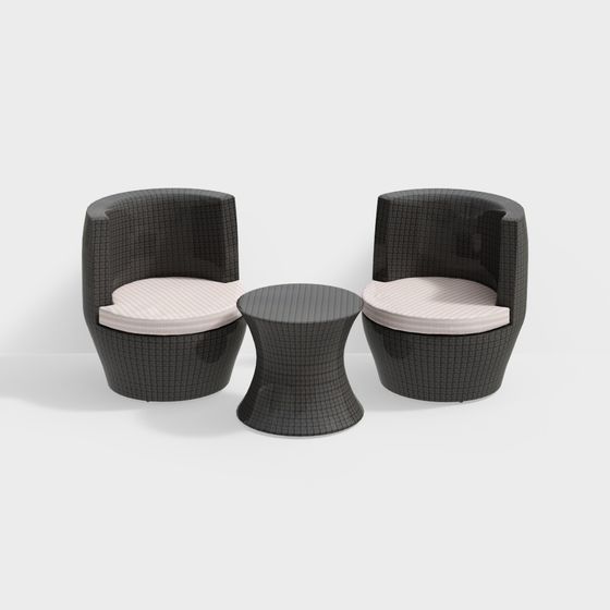 Urban Corner Lounge Chair 3D model