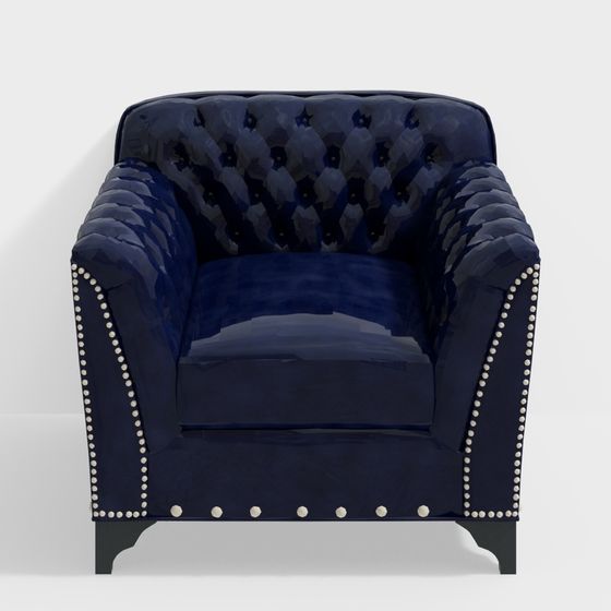 Fauteuil de club en velours Sunstone