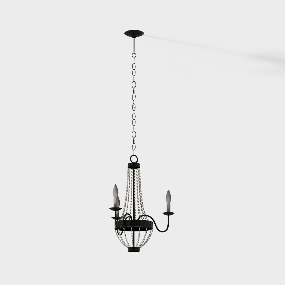 Sudbury 3 Light Candle-Style C