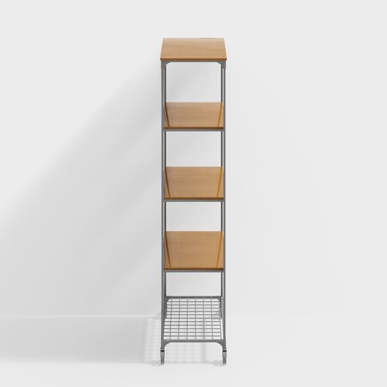 Modern Minimalist Bookshelf 3D model