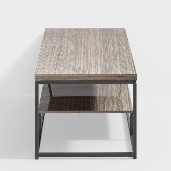 Industrial Style Side Table 3D model