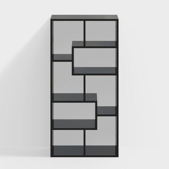 Abstract Bookshelf 3D model
