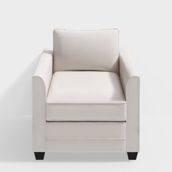 Cozy Lounge Chair 3D model
