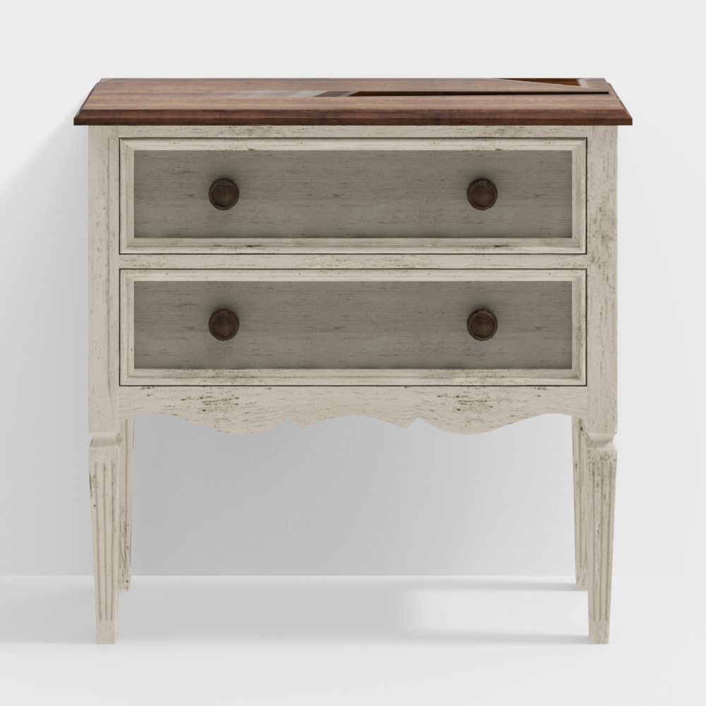 Cómoda de 2 cajones