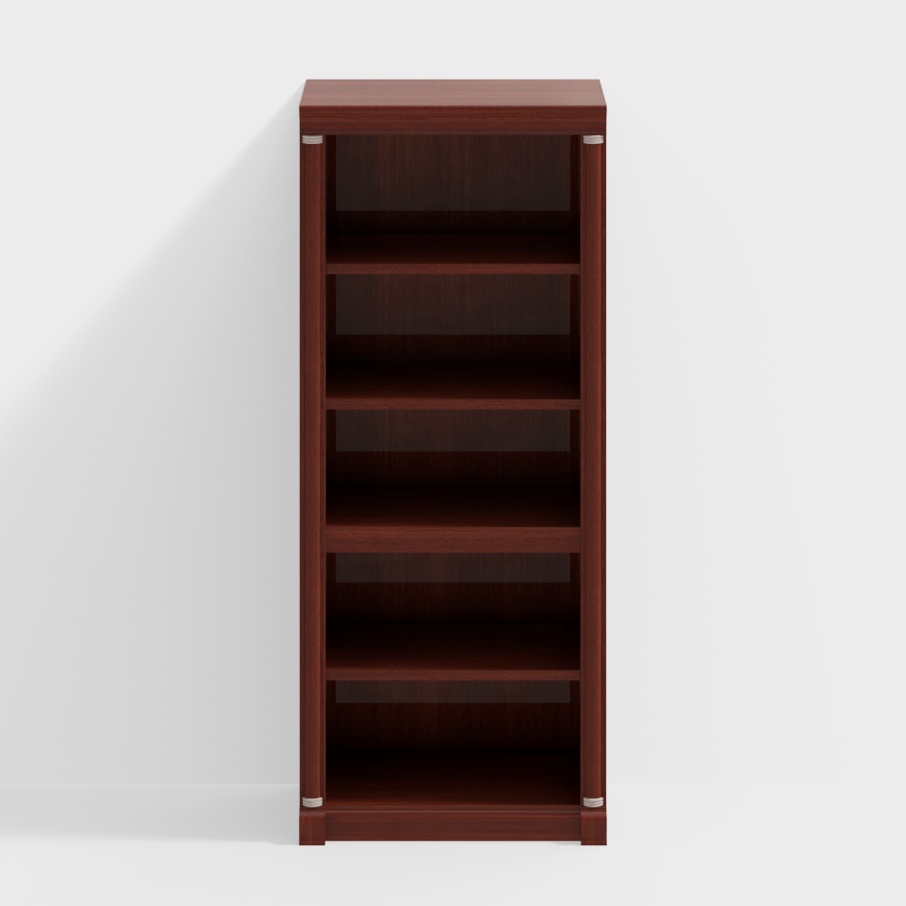 Minimalist Brown Bookshelf 3D model