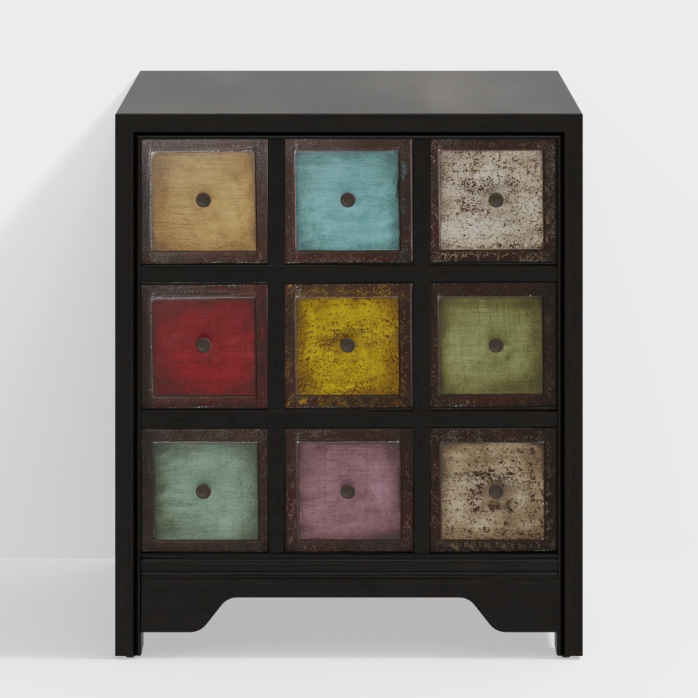 Rương trang trí 3 ngăn Jerry