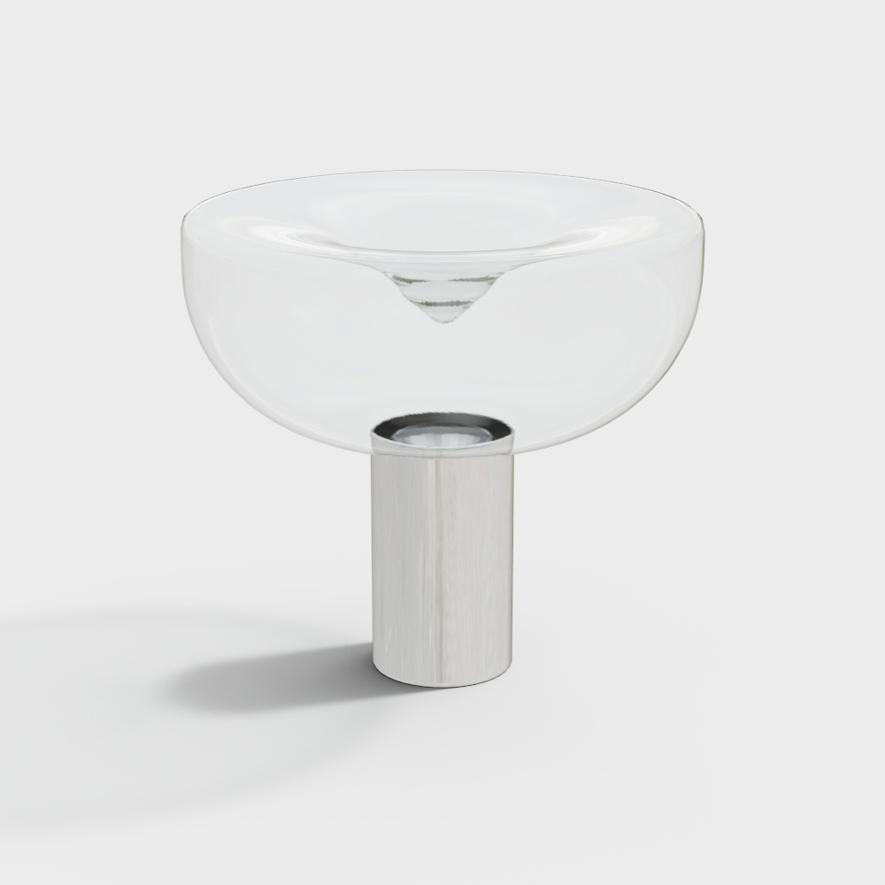 Elegant Glass Sink 3D model