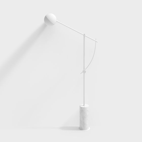Minimalist Floor Lamp 3D model