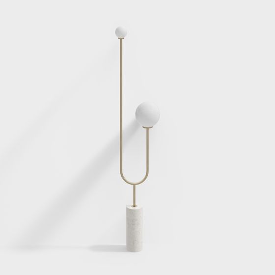 Balance Art Lamp 3D model