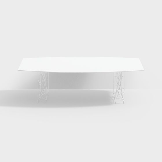 Sleek Conference Table 3D model
