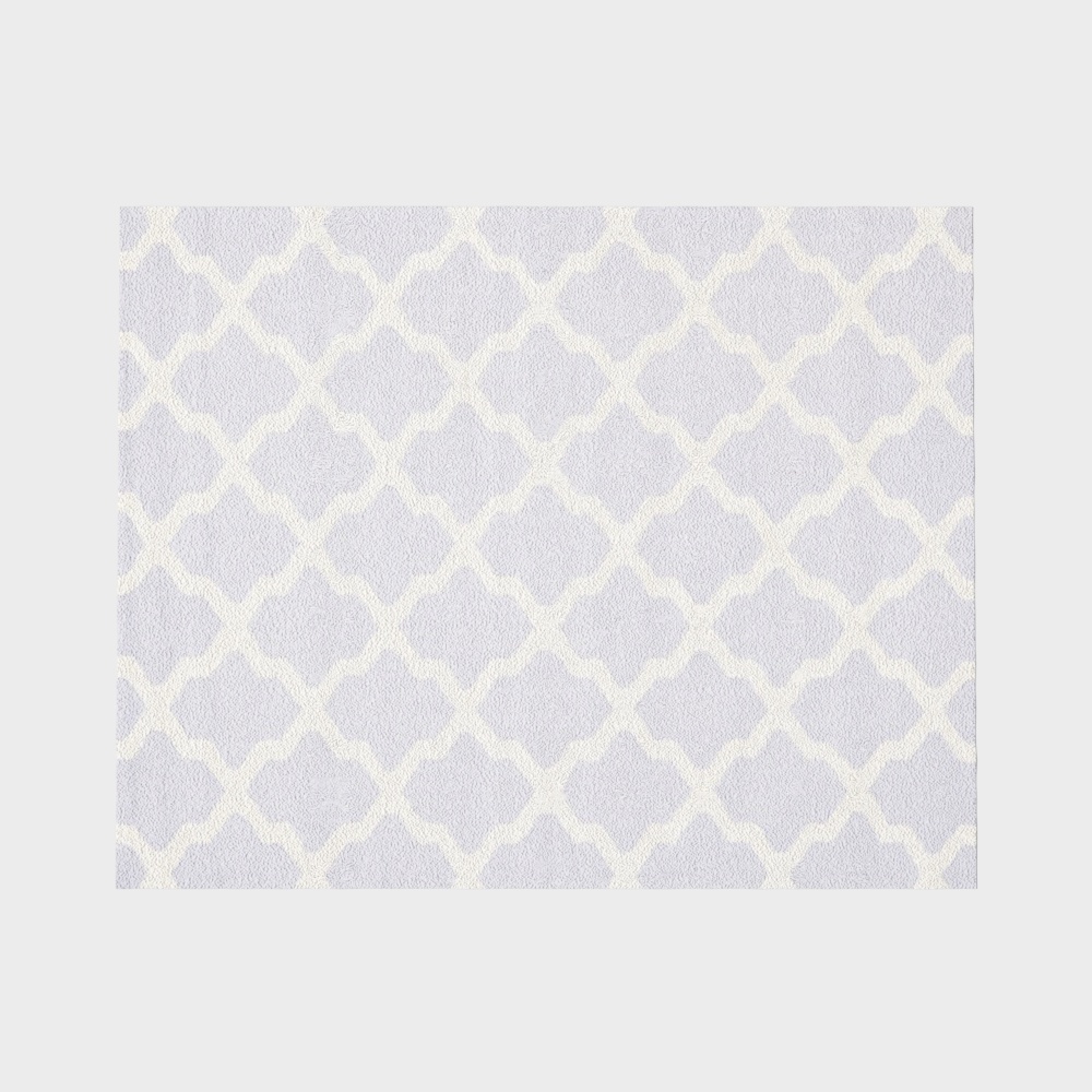 Lavender Trellis Rug 3D Model – Geometric Soft Texture