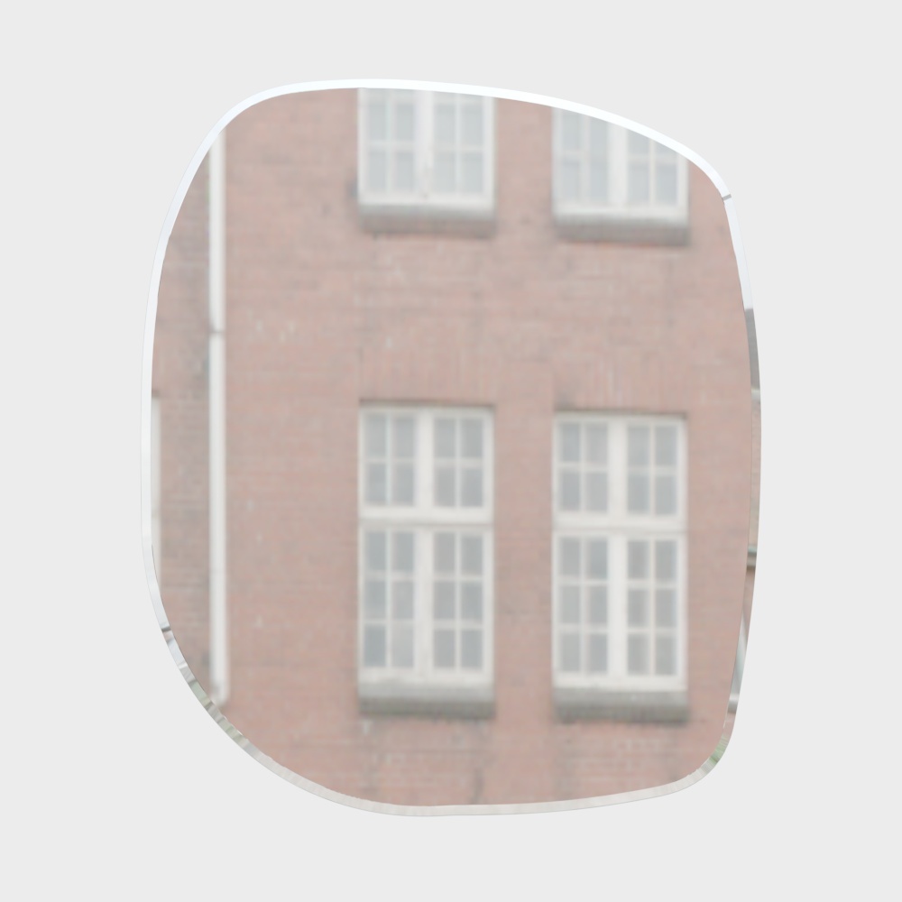 Urban Window Red Brick Building 3D Model – Low-Poly Detailed