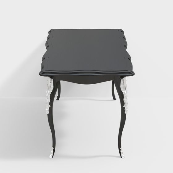 Luxury Gray Dining Table 3D Model by Versace