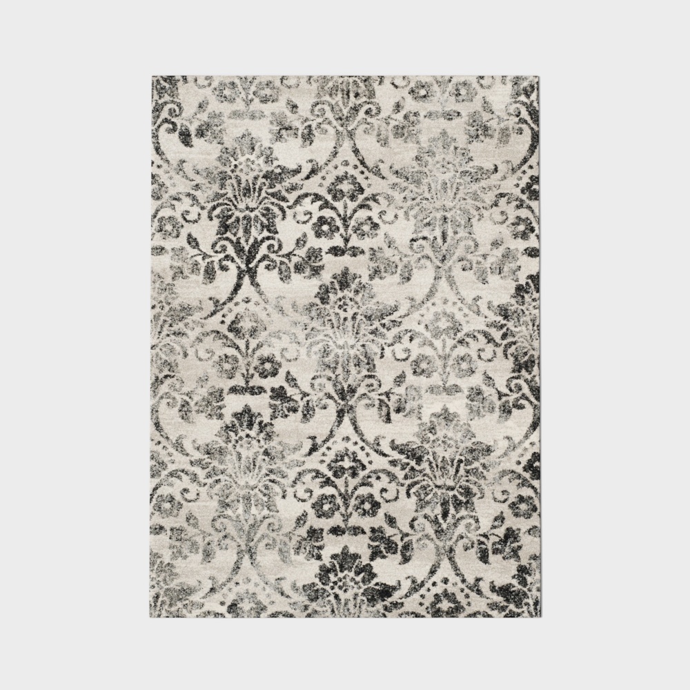 Vintage Rug 3D Model – Floral Pattern Fabric