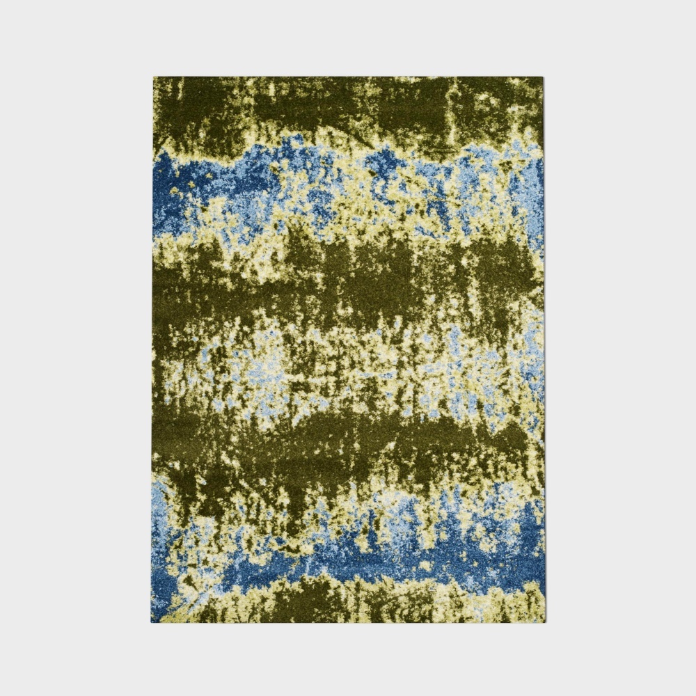 Inkblot Carpet 3D Model – Abstract Low-Poly Texture