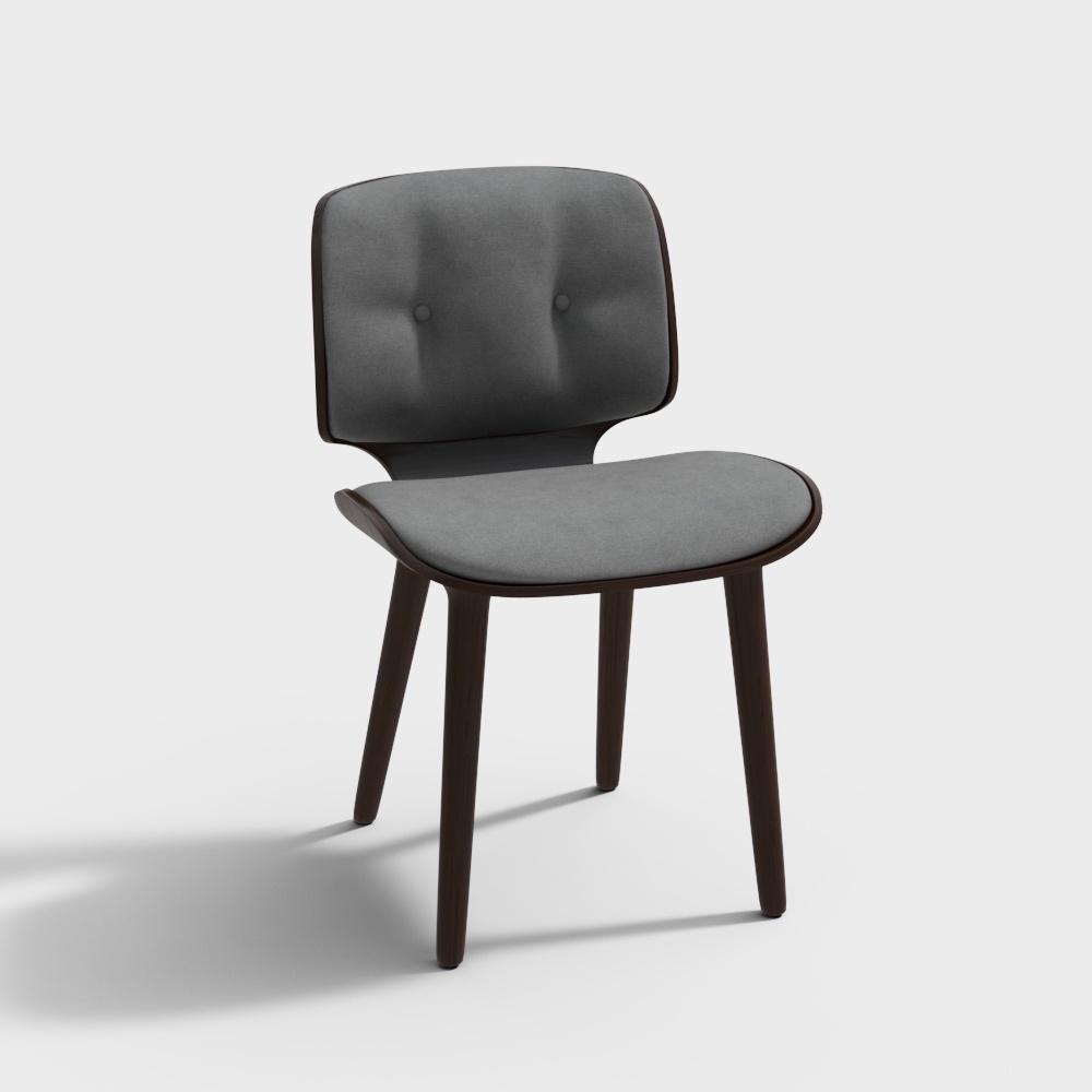 Urban Lounge Chair 3D Model – Modern Minimalist Design