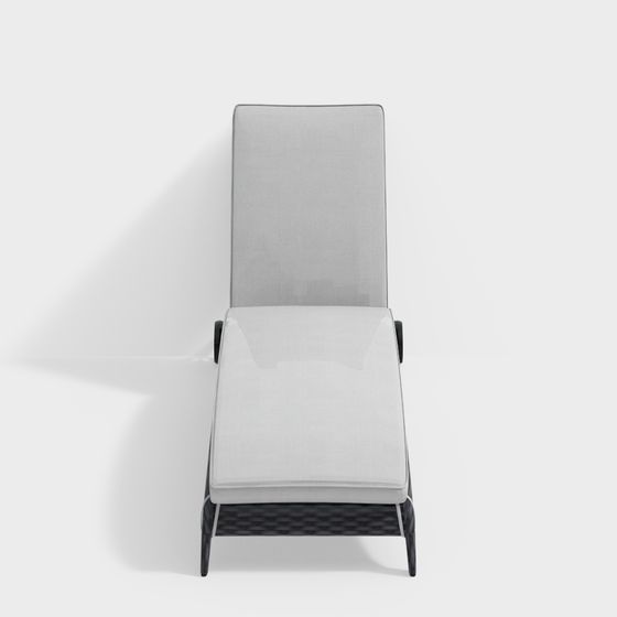 Mediterranean-Inspired Lounge Chair 3D model