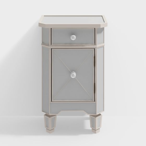 Elegant Nightstand 3D model for Modern Interiors
