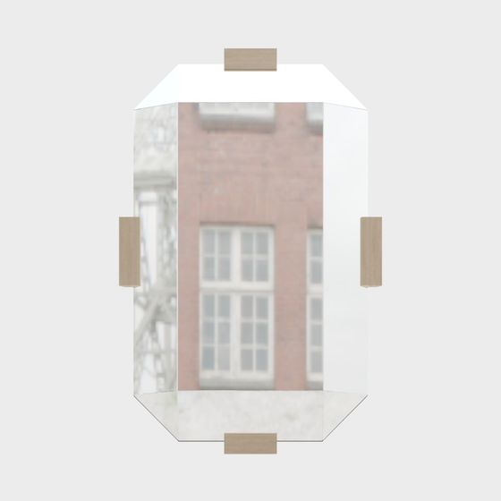Gray Modern American Bathroom Mirror 3D Model for Chic Spaces